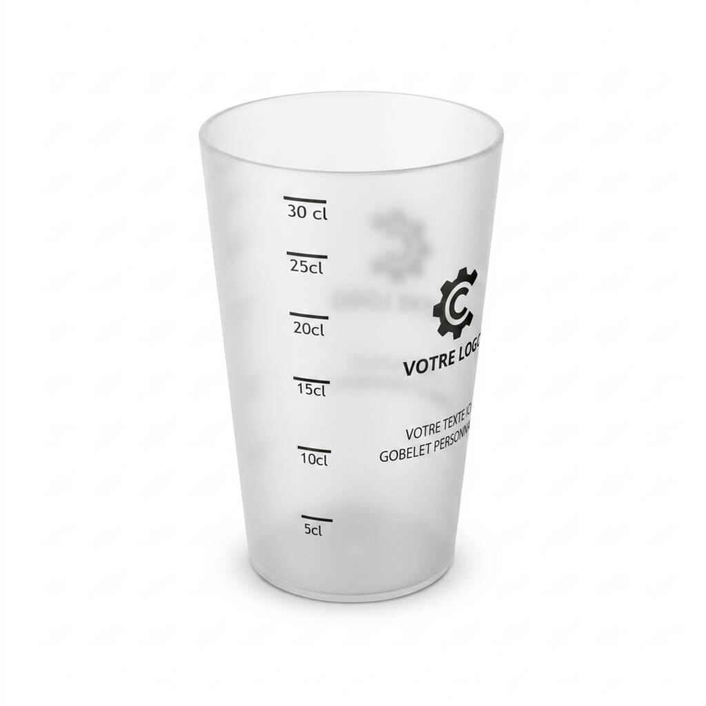 Gobelet personnalisable configurateur 3D — goodies promotionnels