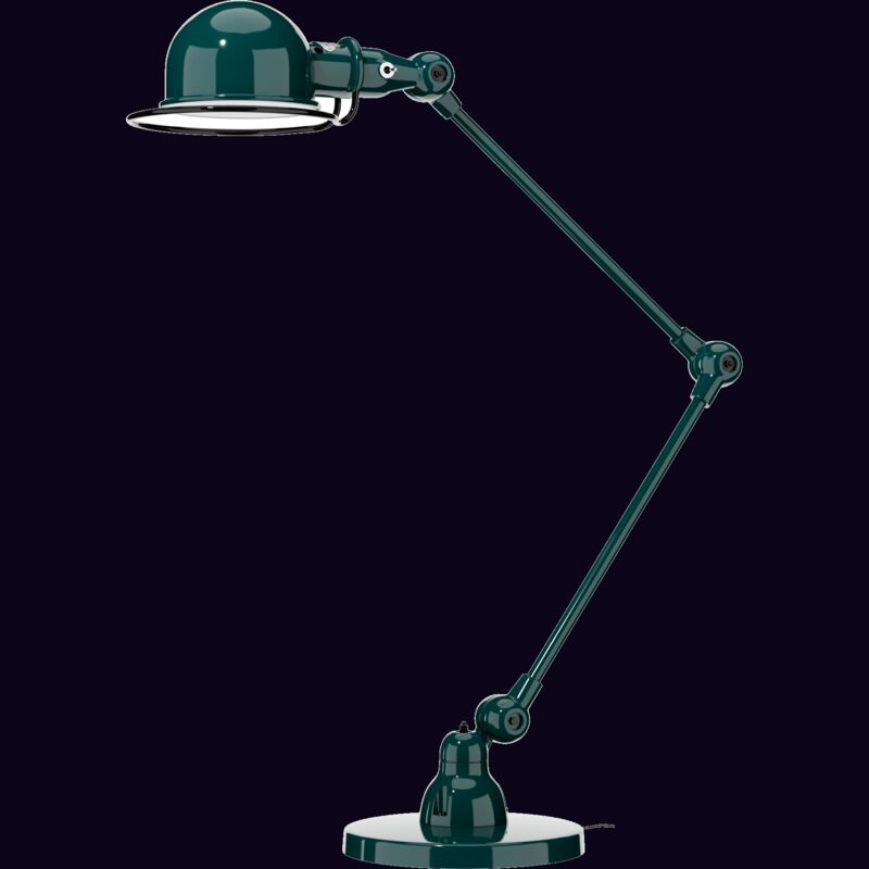 Lampe Jieldé Loft D6440 bleu océan brillant modélisé en 3D pour un configurateur sur mesure