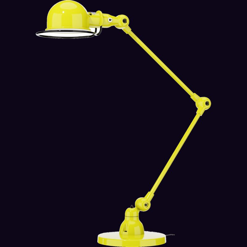 Lampe Jieldé Loft D6440 jaune soufre brillant modélisé en 3D pour un configurateur sur mesure