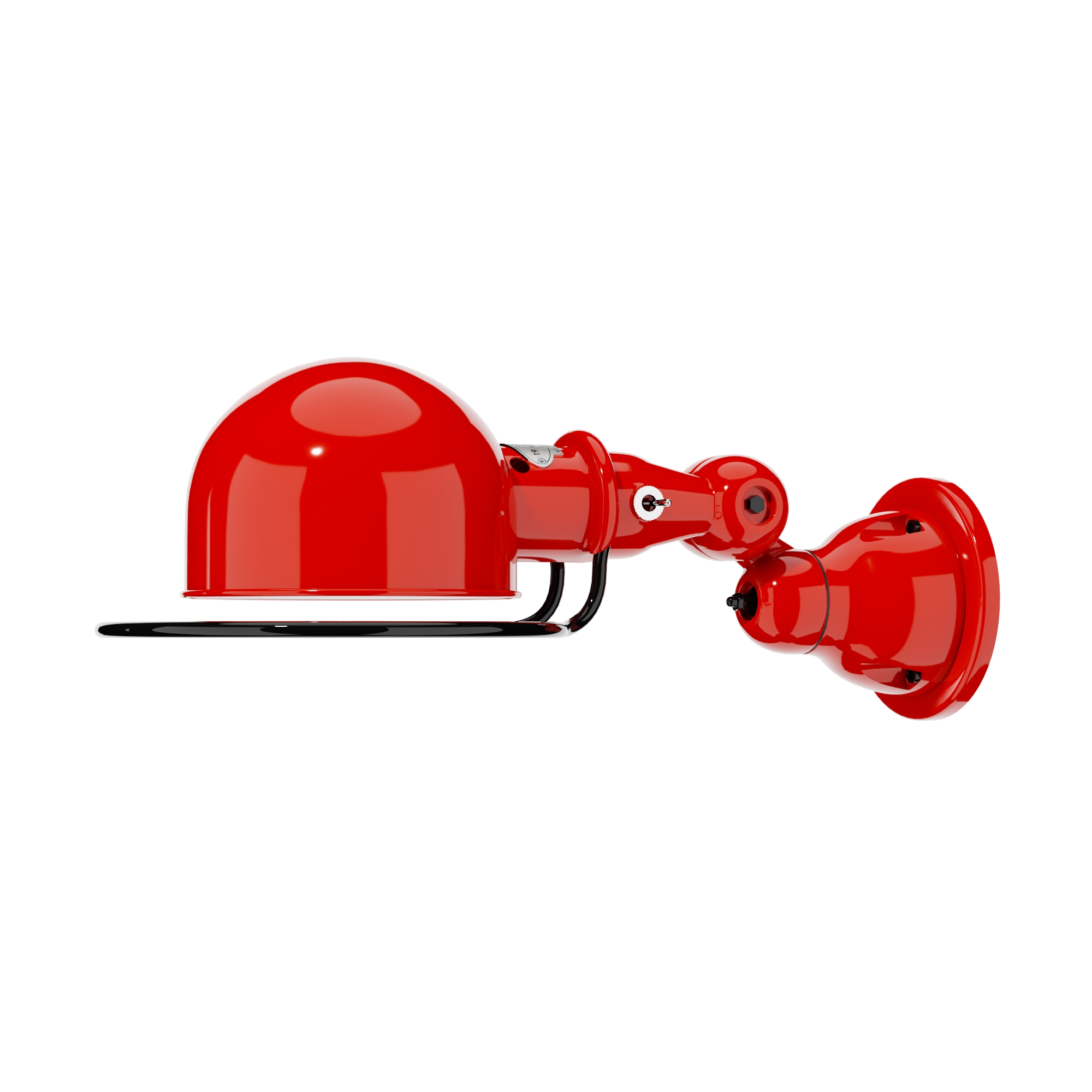 Jieldé Loft Lampe in glänzendem Rot