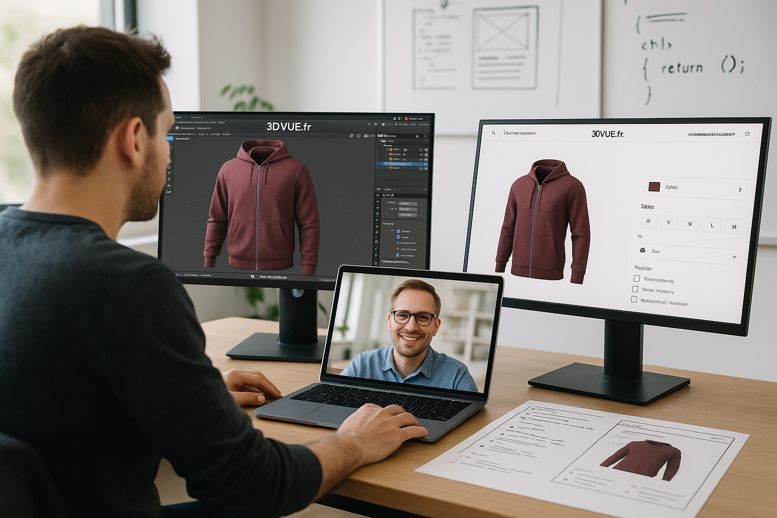 Validation client des modèles 3D