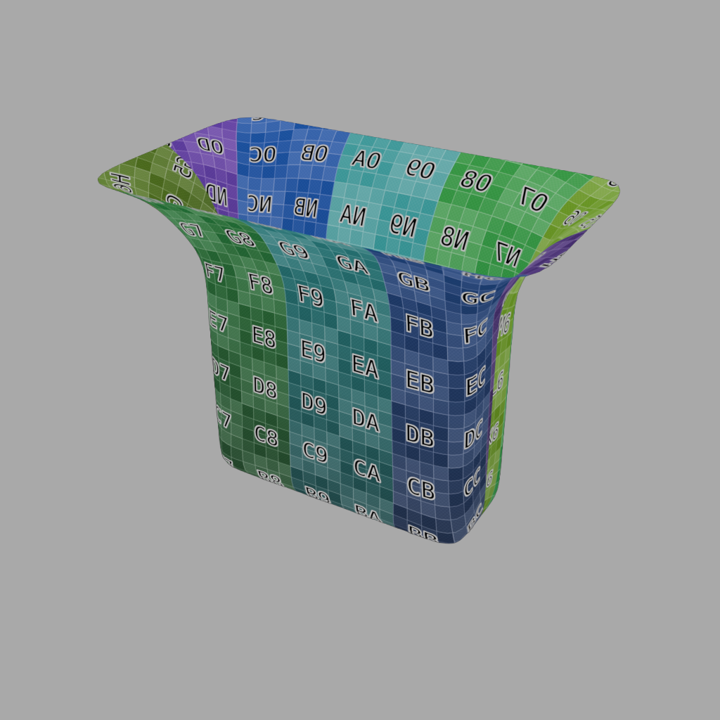 Modélisation 3D — UV mapping dépliage des surfaces