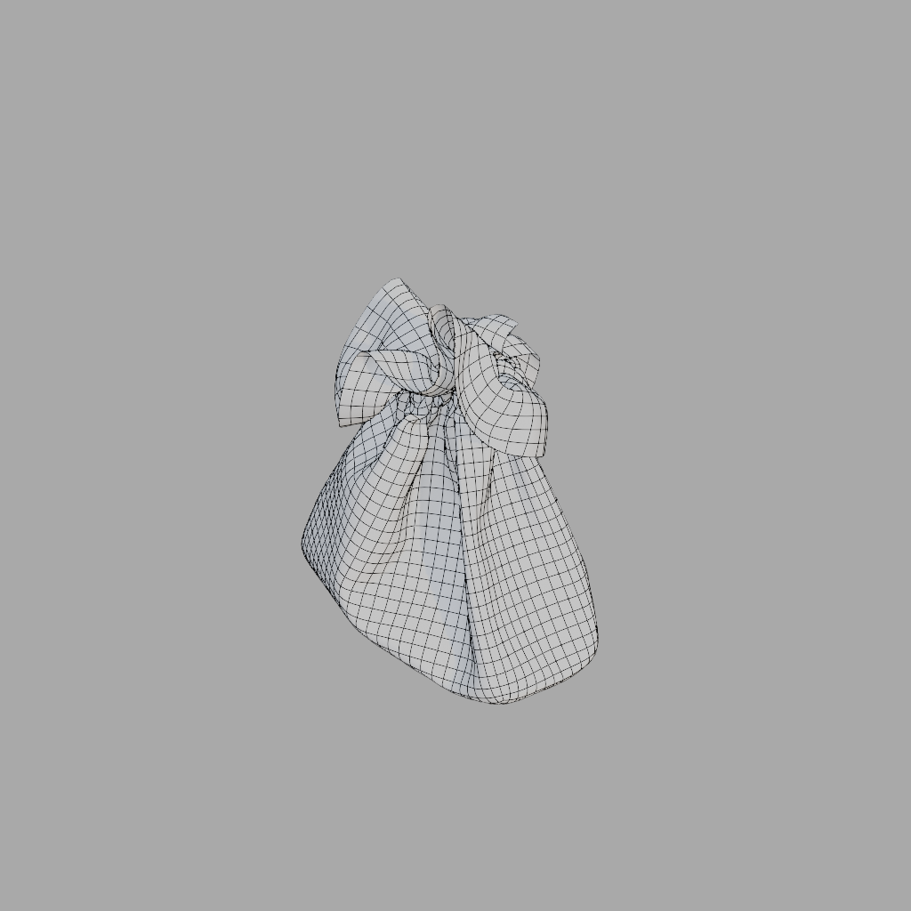 Modélisation 3D — simulation tissu étape 3