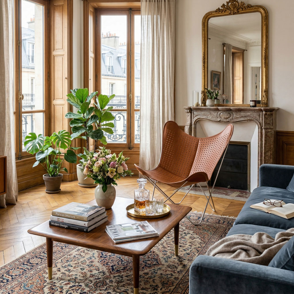 Fauteuil configuré en 3D — mobilier e-commerce