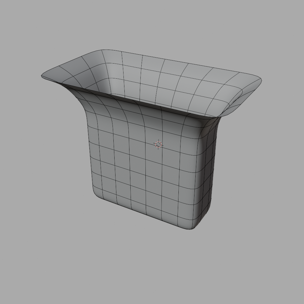 Modélisation 3D — construction de la forme générale
